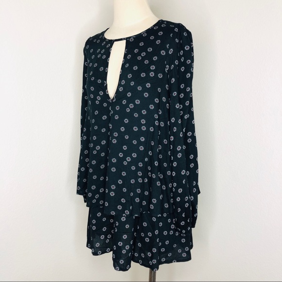 Free People Beck Tiered Tunic Floral Boho Festival - Picture 4 of 8